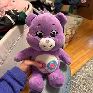 Care Bears Share Bear 10" Purple Winking Plush 2020 Basic Fun